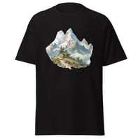 Image 1 of Mountain Chest Printed Tshirt Black/White