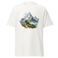 Image 3 of Mountain Chest Printed Tshirt Black/White