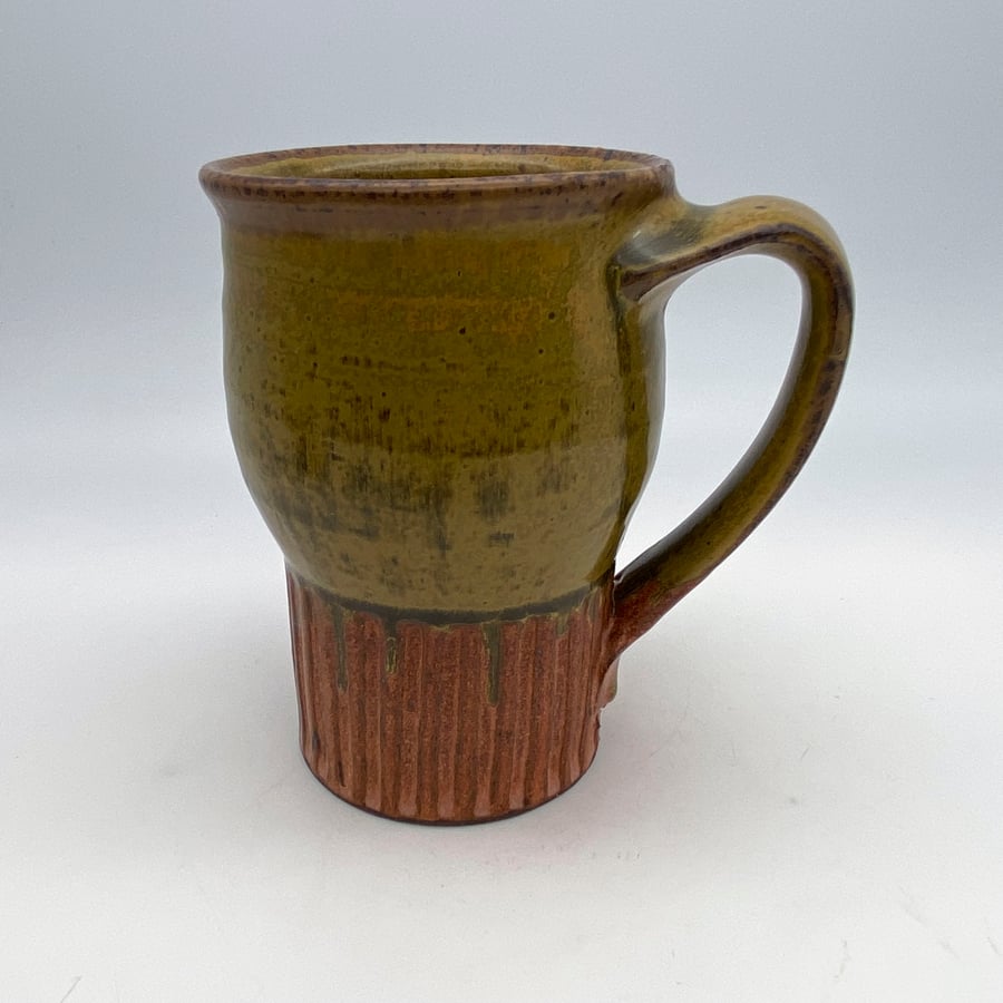 Image of Mug (amber+salmon)