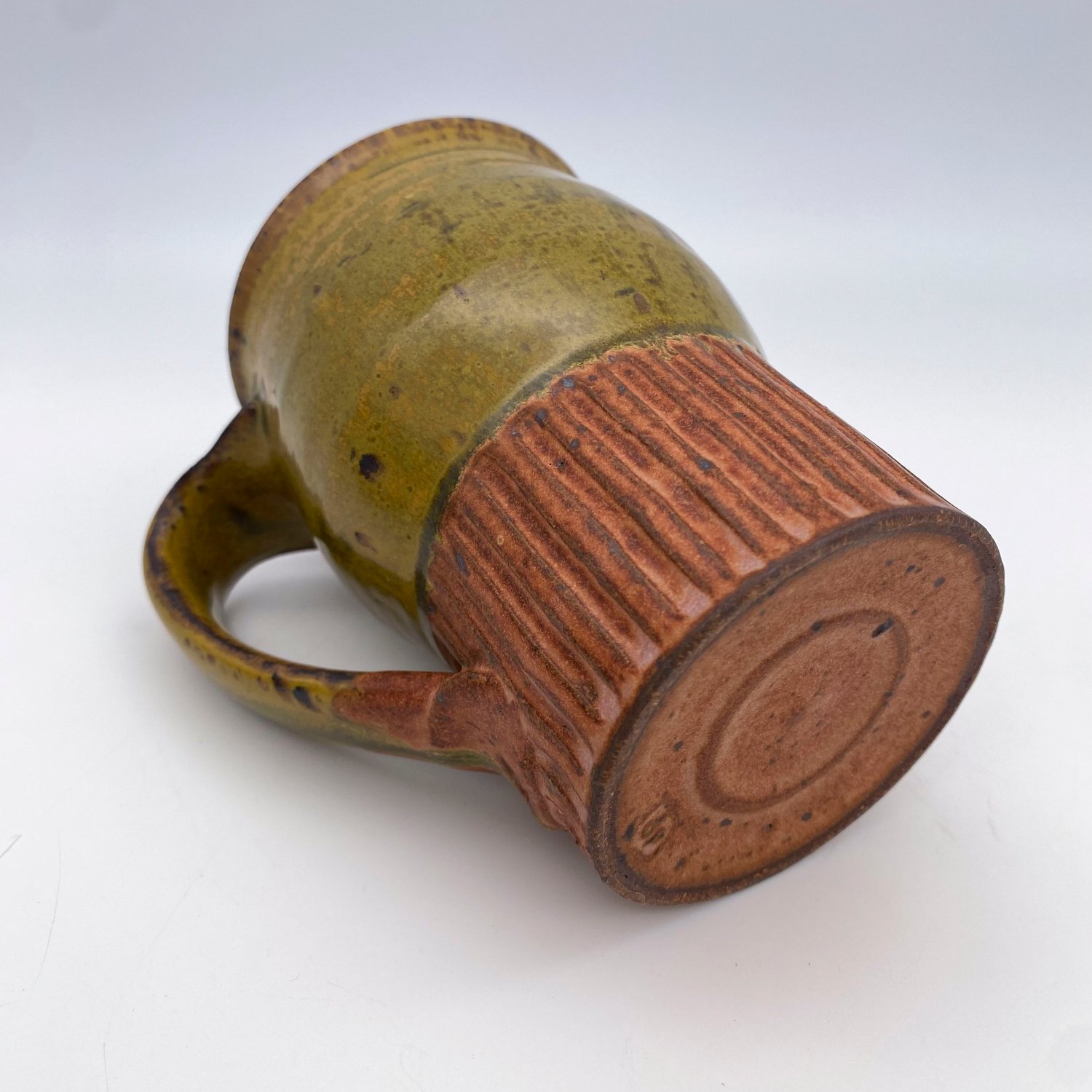 Image of Mug (amber+salmon)