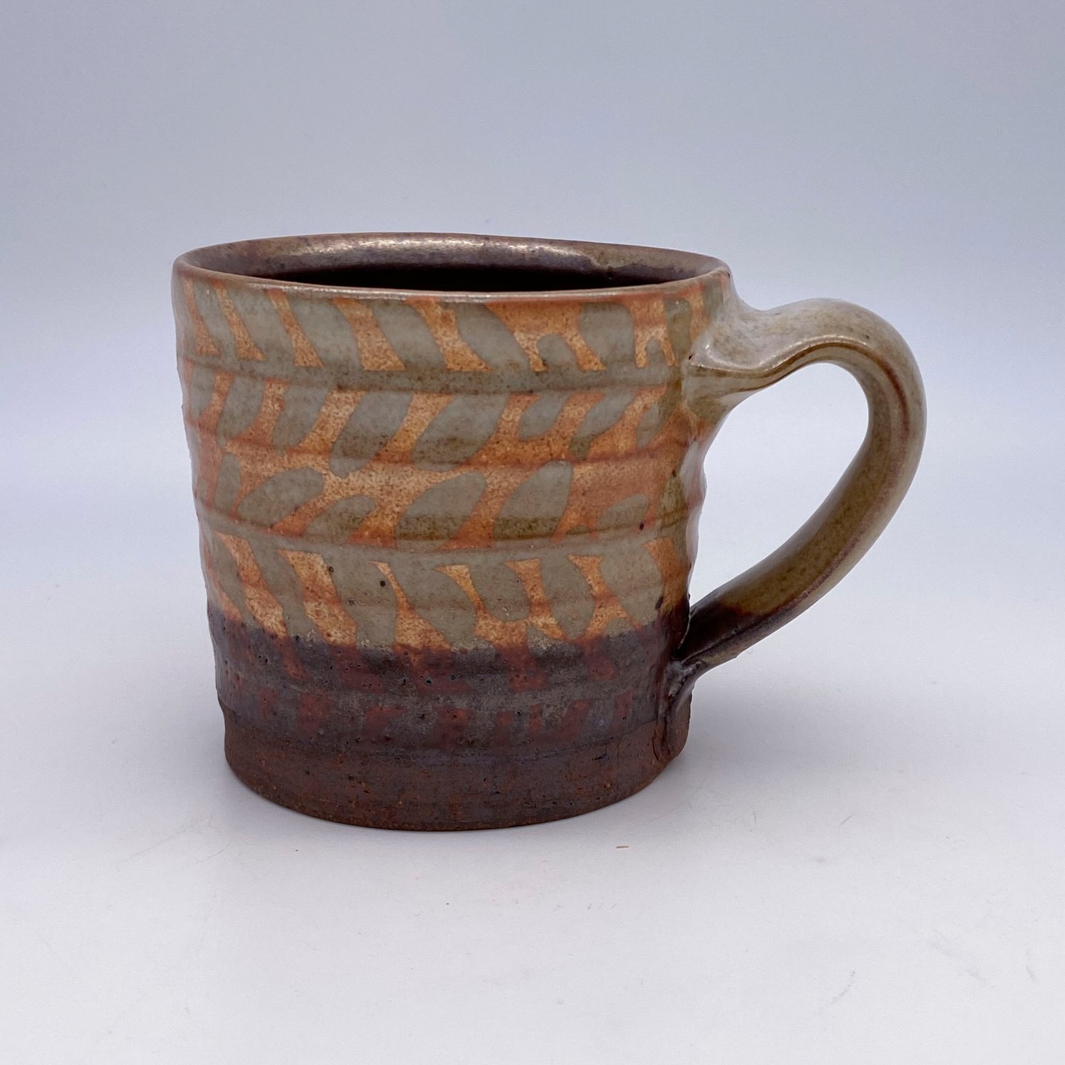 Image of Mug (leaf+shino)