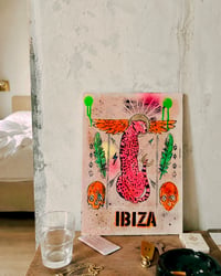 Image 1 of IBIZA MIXED-MEDIA-UNIKAT AUF HOLZPLATTE