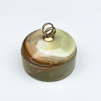 Image 7 of Boîte à bijoux en onyx vert vintage 1970 marbre vert boîte à bagues ancienne pierre naturelle 