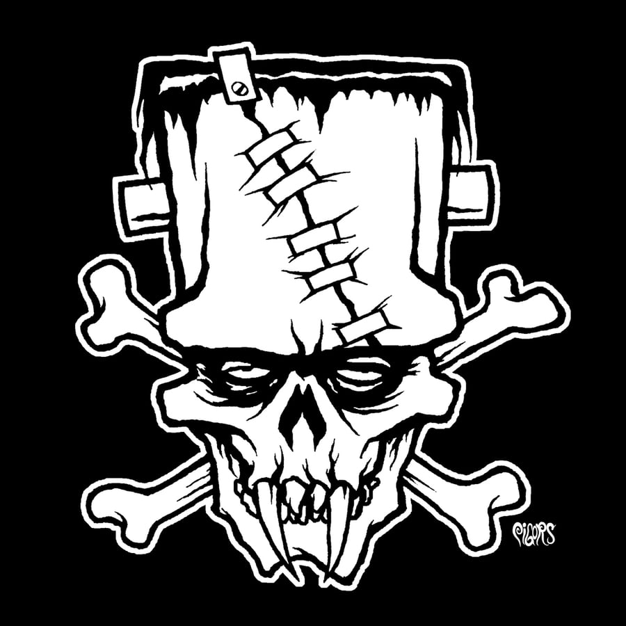Image of Preorder FRANK SKULL N BONES - Mens shirt  -  ships june 27th