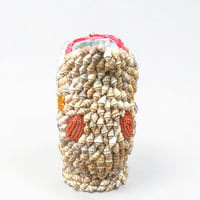 Image 5 of Vase en coquillages vintage en forme de poisson - art populaire bord de mer 1970