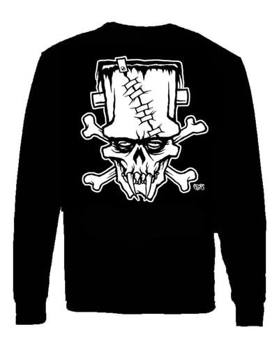 Image of preorder FRANK SKULL N BONES -  Longsleeve tshirt- ships JUNE 26th 