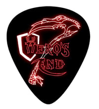 Hero's End Logo Guitar Pick