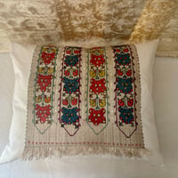 Image 5 of EARLY 20TH OTTOMAN TEXTILE WITH CROCHET INSERTS