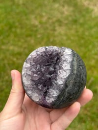 Image 2 of Amethyst Druzy Sphere #4
