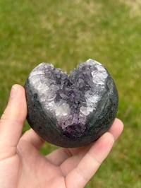 Image 3 of Amethyst Druzy Sphere #4