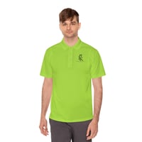 Image 19 of Men's Sport Polo — RK Crown Logo Performance Golf Shirt