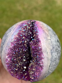 Image 5 of Amethyst Druzy Sphere #5
