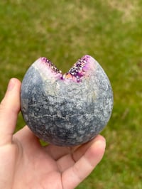 Image 6 of Amethyst Druzy Sphere #5