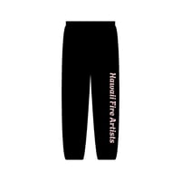 Image 1 of Hawaii Five Artists Sweatpants — Vertical Side Logo Lounge Pants