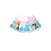 CANDY MULTI COLOR KAWAII SKIRT