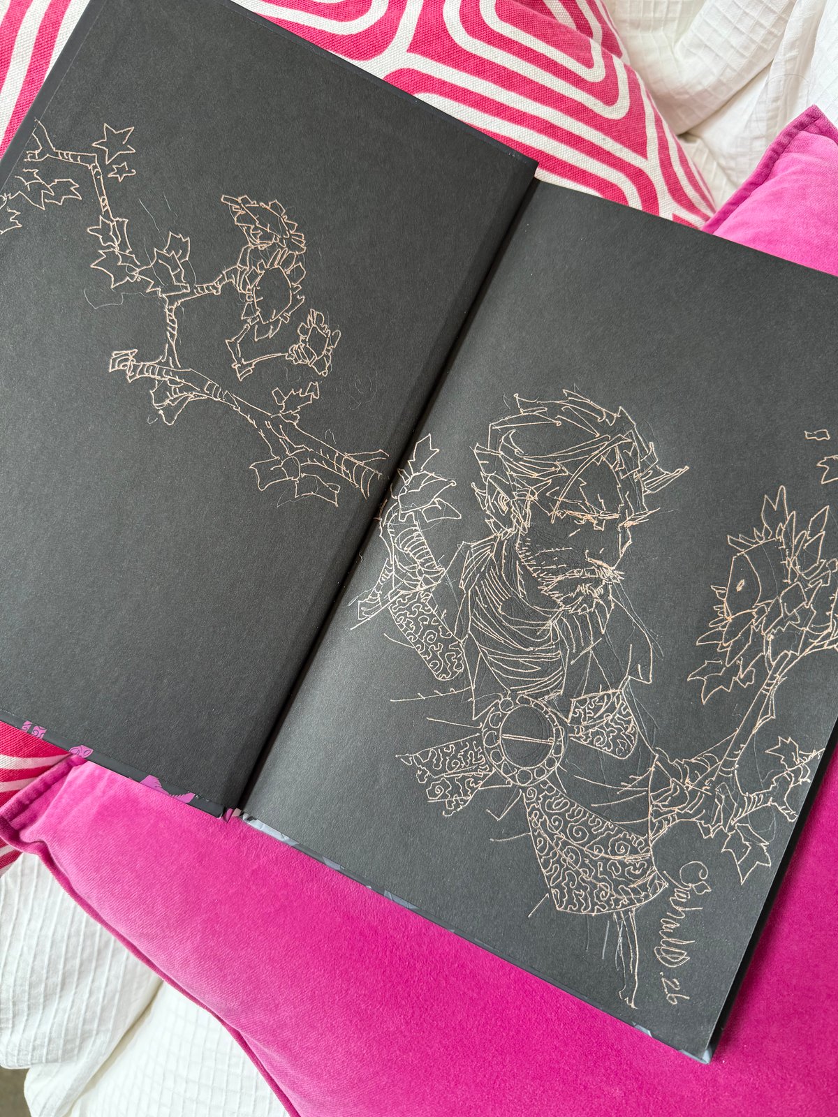 Image of DOCTOR STRANGE HARD COVER  with DRAWING!!!