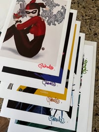 FIVE SIGNED PRINTS 