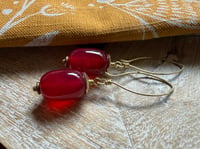Image 5 of Brass Agate earrings 