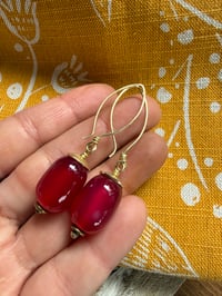 Image 10 of Brass Agate earrings 