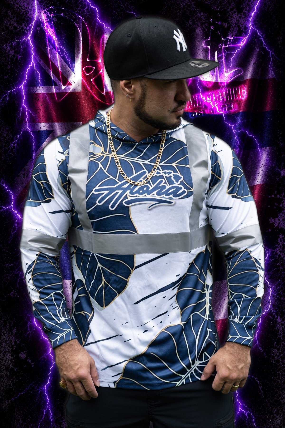 Golden Kalo - High Viz. Long Sleeve With Hood