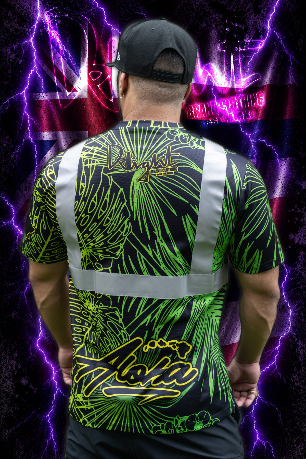 Green/Yellow Tropix Gradient - High Viz.