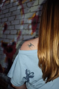 Image 4 of Baby Blue Bat Top 