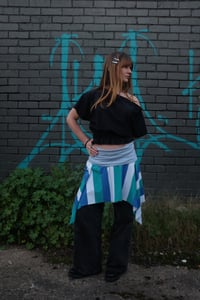 Image 3 of Sparkle stripped skirt