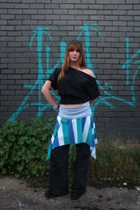 Image 4 of Sparkle stripped skirt