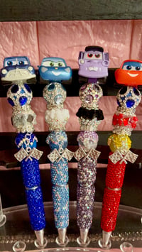Image 2 of Disney Doorables Cars Luxury Beaded Pens
