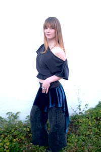 Image 3 of Metallic Midnight Skirt