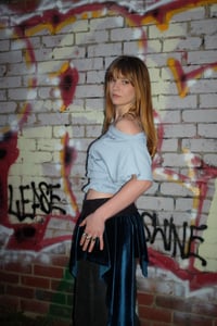 Image 4 of Metallic Midnight Skirt