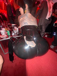 Image 1 of PornHub Awards torn latex pants