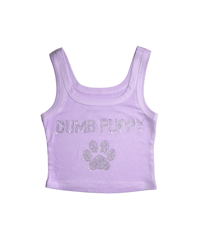 Image 3 of DUMB     PUPPY     RHINESTONE     SCOOP     NECK    TOP    
