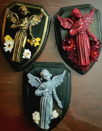 Image 1 of Gothic Angel Mini Wall Plaque