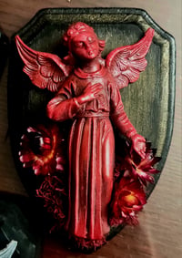 Image 2 of Gothic Angel Mini Wall Plaque