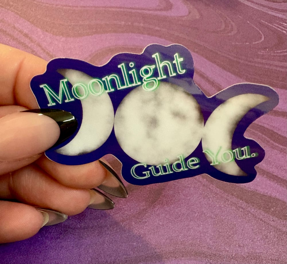 Image of Moonlight Guide You Sticker, Hades II, Video Games