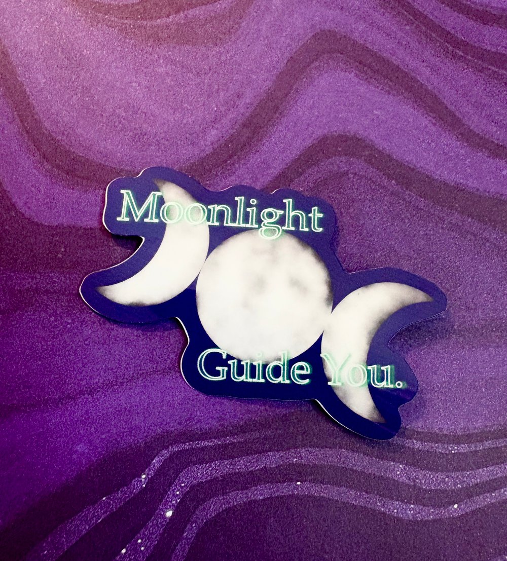 Image of Moonlight Guide You Sticker, Hades II, Video Games