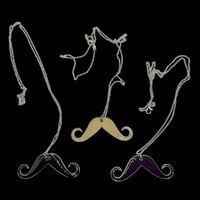 Image 3 of mustache necklaces! 3 new colors!