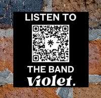 Sticker - Listen To The Band Violet