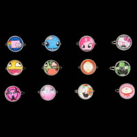 Image 2 of silly character rings :)