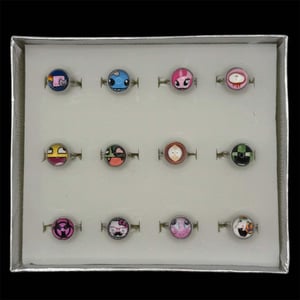 Image of silly character rings :)