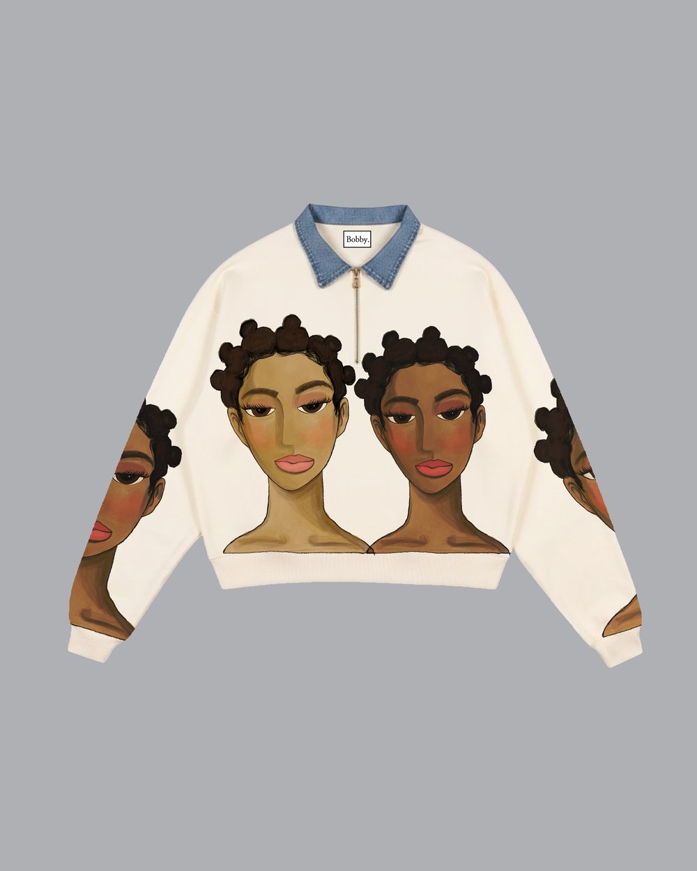 Image of The BLAK Girlfriend Quarter Zip