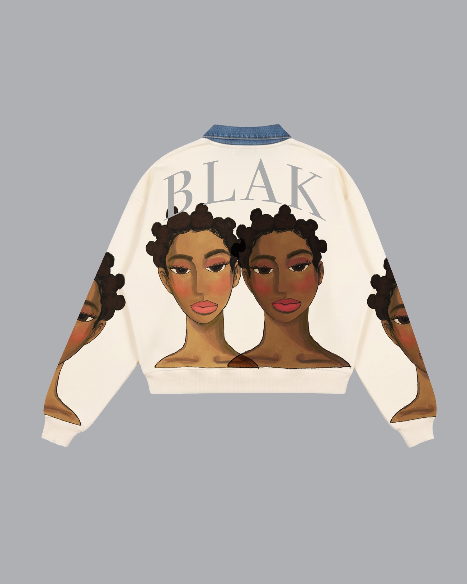 Image of The BLAK Girlfriend Quarter Zip
