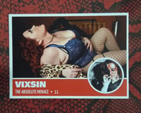 Image 1 of 'SEDUCTIVE' VIXSIN KISSED & SIGNED TRADING CARD