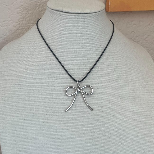 black cord necklaces