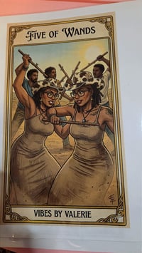 Image 1 of Vibes by Valerie Tarot coloring book Vol1