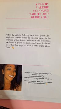 Image 4 of Vibes by Valerie Tarot coloring book Vol1