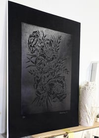 Image 1 of Midnight - relief print