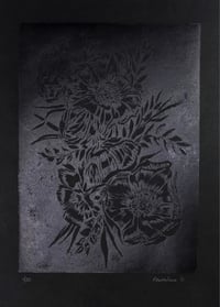 Image 2 of Midnight - relief print
