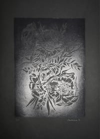Image 3 of Midnight - relief print